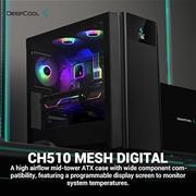 PC Case DeepCool CH510 MESH Digital Mid-Tower ATX